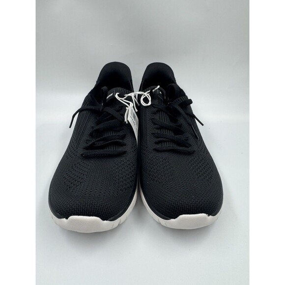 New Skechers Women Black Virtue Swift Fit Sneaker Hands Free Memory Foam 10